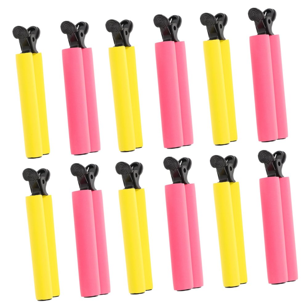 12pcs Hair Perm Rods Insulation Pads for Hairdressing Heat-Resistant Perm Rods for Salon and Home Use Curling Styling Tools for Long Hair