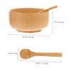 Ipetboom 1 Set Face Mask Bowl Set Skincare Accessory with Mixing Bowl Spoon for Safe Facial Mask Application Convenient DIY Beauty Tool for Home Travel view 4