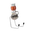 FOMIYES Stainless Steel Brush Stand Holder Razor Stand Safety Razor Brush Holder Soap Bowl view 1
