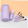 Vaguelly 1Set Portable Makeup Brush Kit with Handles Professional Blush and Face Makeup Brushes for Travel and Home Use present for Beauty Enthusiasts view 2