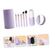 Vaguelly 1Set Portable Makeup Brush Kit with Handles Professional Blush and Face Makeup Brushes for Travel and Home Use present for Beauty Enthusiasts view 3