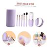 Vaguelly 1Set Portable Makeup Brush Kit with Handles Professional Blush and Face Makeup Brushes for Travel and Home Use present for Beauty Enthusiasts view 4
