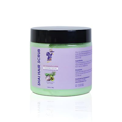 Shai5starbeauty Natural Hair Scalp Scrub, Rosemary Infused Exfoliating Treatment