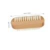 BATHVEVE Double-Sided Wooden Nail Brush Set 2 Pcs Fingernail Scrub Brush Soft Bristles for Cleaning Nails and Toenails Suitable for Men and Women view 4