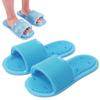 Foot Shower Scrubber, 2PCS Soft Silicone Bristle Foot Washer Slipper with Non-Slip Suction Cups, Exfoliating Dead Skin Cleaner for Shower, Scrubber for Unisex Adults view 1