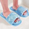 Foot Shower Scrubber, 2PCS Soft Silicone Bristle Foot Washer Slipper with Non-Slip Suction Cups, Exfoliating Dead Skin Cleaner for Shower, Scrubber for Unisex Adults view 3