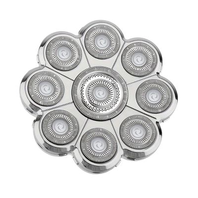 1pc 9D Rotary Replacement Shaver Heads, Magnetic Attachment Stainless Steel Blades for Close Smooth Shaving Men Women