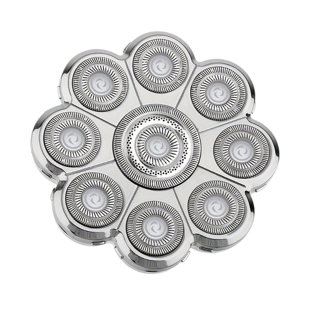 1pc 9D Rotary Replacement Shaver Heads, Magnetic Attachment Stainless Steel Blades for Close Smooth Shaving Men Women