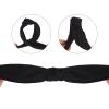 Santoddle Black Knot Headband for Women Knotted Head Bands Non Slip Wide Head Band Fashion Head Bands Knot Headband for Women view 3