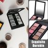 OULIGET Plastic Eyeshadow Makeup Palette,Lipstick Cosmetic Cream Blush Powder Multi-lattice Magnetic Tray,Snap Closure Small Box Mirror Travel Useful Tool view 3