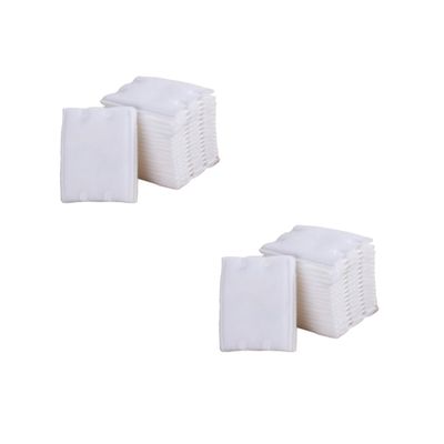 BATHVEVE 222 Pcs Double-Sided Makeup Remover Pads Thick Cotton Pads for Women Reusable Design for Facial Cleansing and Makeup Removal