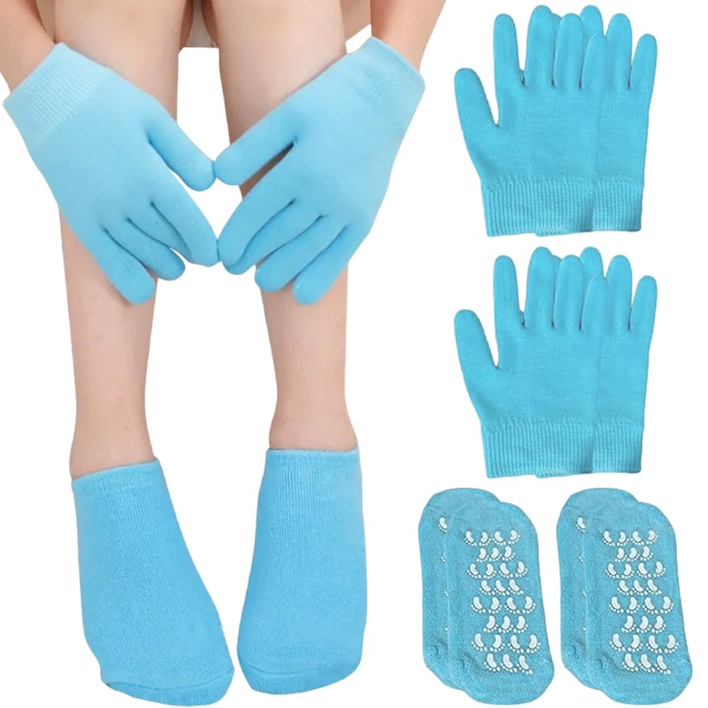 20 Pair Hand Masks Moisturizing Gloves & Socks, Moisturizing Gloves & Socks, Cotton Yarn Feet & Hand Moisturizer & for Chapped and Dry SkinHand Masks Glove