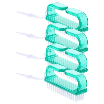 EPIGEIST 4Pcs Fingernail Cleaning Brush Portable Nail Scrub Brushes for Manicure and Lightweight Nail Brush for Home Salon Use Nail Cleaner for Fingernails