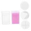 FRCOLOR 800pcs Eyelash Extension Glue Bottle Wiper Pads Reusable Makeup Remover Face Cleansing Pads Glue Residue Remover Safe Skin Friendly Compact view 3