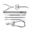 7-Piece Professional Toenail Care Kit  Ingrown Toenail Tools with Clippers, Scissors, Lifter, Nipper, File & Pusher  Surgical-Grade Podiatry Set for Home & Salon Foot Care view 1