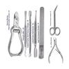 7-Piece Professional Toenail Care Kit  Ingrown Toenail Tools with Clippers, Scissors, Lifter, Nipper, File & Pusher  Surgical-Grade Podiatry Set for Home & Salon Foot Care view 2