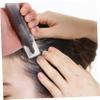 EXQUIMEUBLE Scalp Oil Applicator Bottle with Dropper Cleaning Brush Transparent Hair Care Tool for Easy Application of Hair Growth Serums Gentle Scalp Care for All Ages view 4