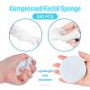 240 Pcs Facial Sponges Compressed,Face Sponges for Cleansing,Professional Makeup Removal Sponge Pad for Spa,Exfoliating,Face Wash,Mask(White) view 3