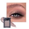 Taupe Mauve Shimmer Single Eye Shadow Palette Makeup with Mirror,Neutral Powder Monochrome Eyeshadow for Older Women,Waterproof Long Lasting Naturing-Looking sombras para ojos view 1