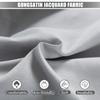 LDLCYCN Grey,190 * 70cm(S), 4 Piece Massage Table Bed Cover Set Massage Table Bed Skirt Breathable Reusable Spa Bed Cover with Face Hole Full Wrap Massage Table Accessories Machine Washable view 3