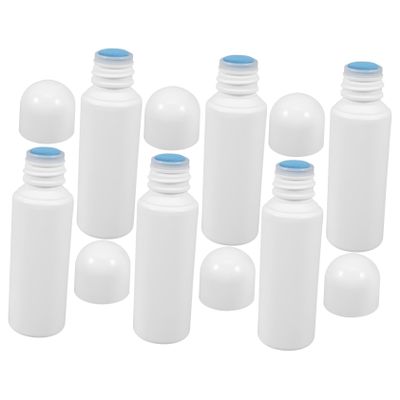 GANAZONO 6Pcs Empty Sponge Head Dispenser Bottles Reusable Leakproof Travel Containers for Cosmetics Liquid Storage and Efficient Cleaning Home Office and School