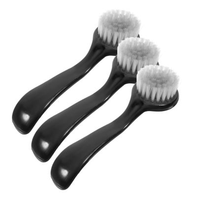 ERINGOGO 3Pcs Face Wash Brush Ergonomic Deep Cleaning Scrubber for Gentle Exfoliation for All Skin Types Travel Supply for Skincare Routine