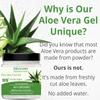 PRZX Aloe Vera Gel Raw - 100% Pure Natural Gel - Ideal for Skin, Face, Hair Care, Moisturizer & Dark Circles 400g view 2