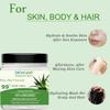 PRZX Aloe Vera Gel Raw - 100% Pure Natural Gel - Ideal for Skin, Face, Hair Care, Moisturizer & Dark Circles 400g view 4