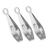 Abaodam 3sets Precision Tweezers for Hair Removal Multi Function Kitchen Tools for Cooking Easy to Use Hair Supply Tweezers for Meat and Fish Cleaning 3pcs*3 view 3