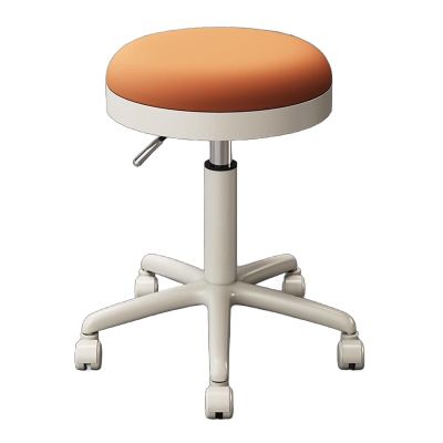 Adjustable Height Rolling Stool with Wheels, 47~64cm, Soft Sponge Cushion, 360 Swivel, for SPA, Salon, Office, Massage, and Home Use