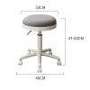 Adjustable Height Rolling Stool with Wheels, 47~64cm, Soft Sponge Cushion, 360 Swivel, for SPA, Salon, Office, Massage, and Home Use view 2