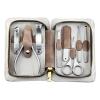 58GXCAAMOT Toenail 8PCS Manicure/Pedicure Sets Nail Clipper Stainless Steel Nail Cutter Tools Nail Scissors File Eyebrow and Eyelash Trimmer Kit (Color : 8pcs Style A) view 3