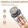 Bikini Trimmer for Women, 2 in 1 Dual-Head Electric Razors for Women Pubic Hair, Wet/Dry Use Body Hair Trimmer and Face Shaver with Display, Rechargeable Hair Removal for Bikini Legs Face Underarm Arm view 4