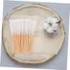 BATHVEVE 300pcs Thick Bamboo Cotton Swabs Pointed Tips for Makeup and Eyebrow Care Versatile Household Swabs for Professional Use view 2