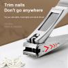 58GXCAAMOT Toenail 8 PCS Nail Clippers Kit Thick Stainless Steel Curved Blade Oblique Nail Cutter Scissor Tweezer Manicure Pedicure Tools Set (Color : A) view 3