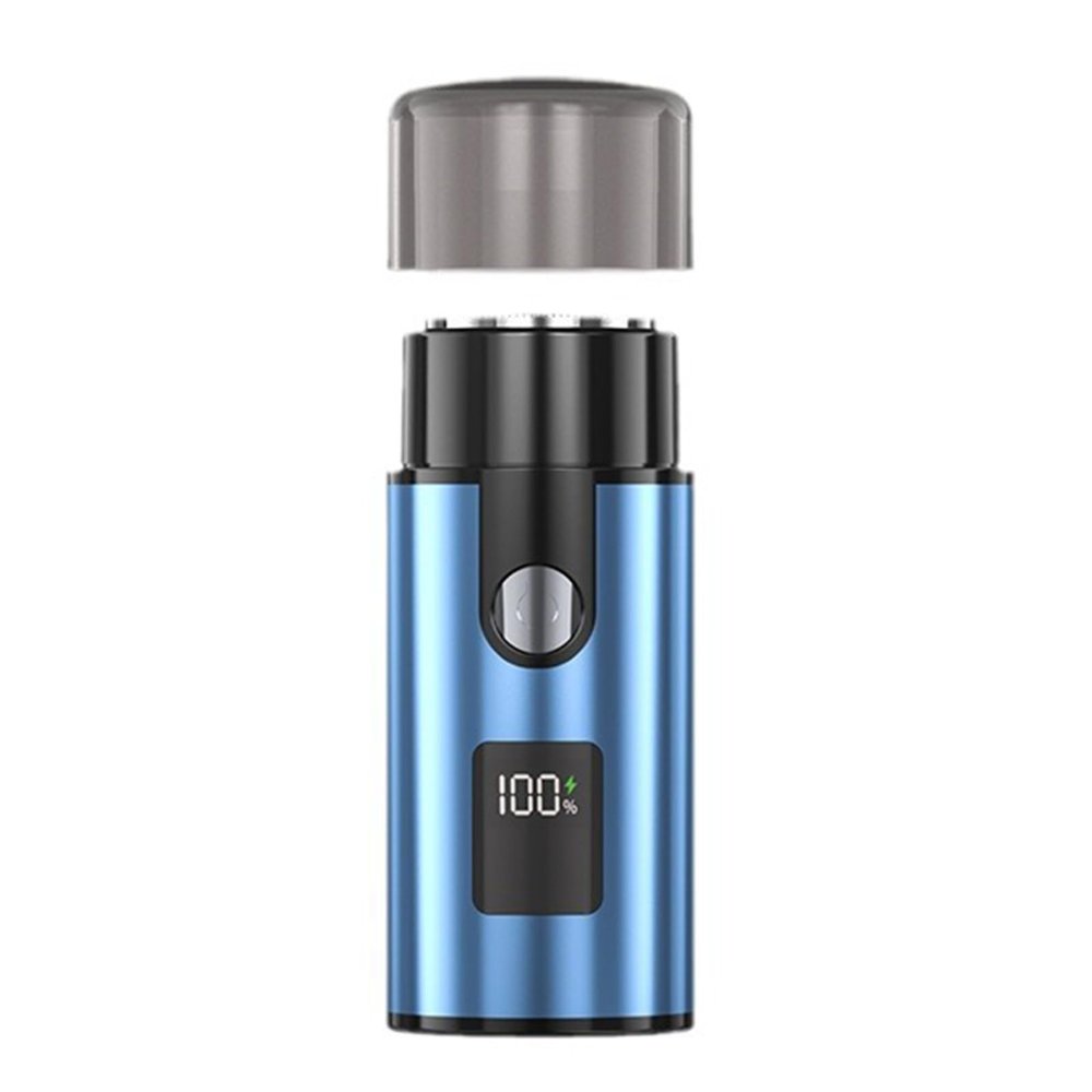 Travel Friendly LED Display Beard Shaver Electric Beard Shaver Electric Grooming Device ABS Texture Present for Man