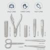 58GXCAAMOT Manicure Set Pedicure Kit Nail Clipper Stainless Toenail Cutter Tools Portable Travel with PU Case view 3