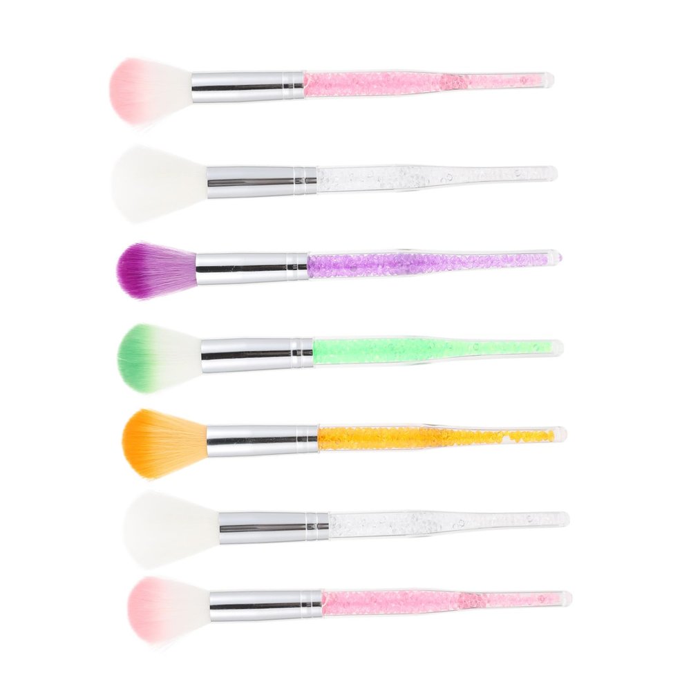 OSOLADY 7Pcs Nail Dust Cleaning Brushes Multi Functional Manicure Tools for Nail Art Easy to Use for Home and Professional
