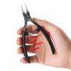 58GXCAAMOT Toenail Black Toenail Nail Art Cuticle Nipper Clipper Edge Cutter Manicure Scissor Plier Tool Pedicure Dead Skin Remover (Color : A) view 2