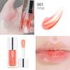 Hydrating Lip Glow Oil Moisturizing Plumping Lip Tint Lip Gloss Transparent Lip Balm Long Lasting Nourishing Repairing Lightening Lip Lines (001# PINK) view 2