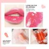 Hydrating Lip Glow Oil Moisturizing Plumping Lip Tint Lip Gloss Transparent Lip Balm Long Lasting Nourishing Repairing Lightening Lip Lines (001# PINK) view 3