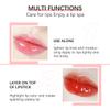 Hydrating Lip Glow Oil Moisturizing Plumping Lip Tint Lip Gloss Transparent Lip Balm Long Lasting Nourishing Repairing Lightening Lip Lines (001# PINK) view 4