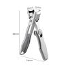 58GXCAAMOT Toenail Stainless Steel Anti Splash Wide Jaw Opening Nippers Nail Clippers Manicure Fingernail Thick Hard Toenail Cutting Trimmer Tool view 3