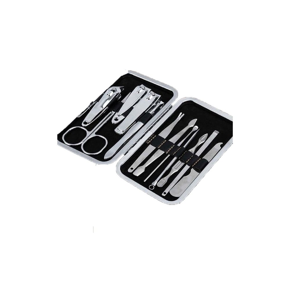 58GXCAAMOT Toenail Stainless Steel Nail Care Tool Sets Manicure Set and Kit Pedicure Scissor Tweezer Knife Ear Pick Utility Nail Clipper Kit