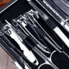 58GXCAAMOT Toenail Stainless Steel Nail Care Tool Sets Manicure Set and Kit Pedicure Scissor Tweezer Knife Ear Pick Utility Nail Clipper Kit view 4