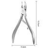 58GXCAAMOT Toenail Professional Fingernail Toenail Cuticle Nipper Trimming Stainless Steel Nail Clipper Cutter Cuticle Scissor Plier Manicure Tool view 3
