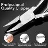 58GXCAAMOT Toenail Professional Fingernail Toenail Cuticle Nipper Trimming Stainless Steel Nail Clipper Cutter Cuticle Scissor Plier Manicure Tool view 4