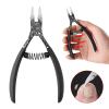 58GXCAAMOT Toenail Black Toenail Nail Art Cuticle Nipper Clipper Edge Cutter Manicure Scissor Plier Tool Pedicure Dead Skin Remover (Color : B) view 3