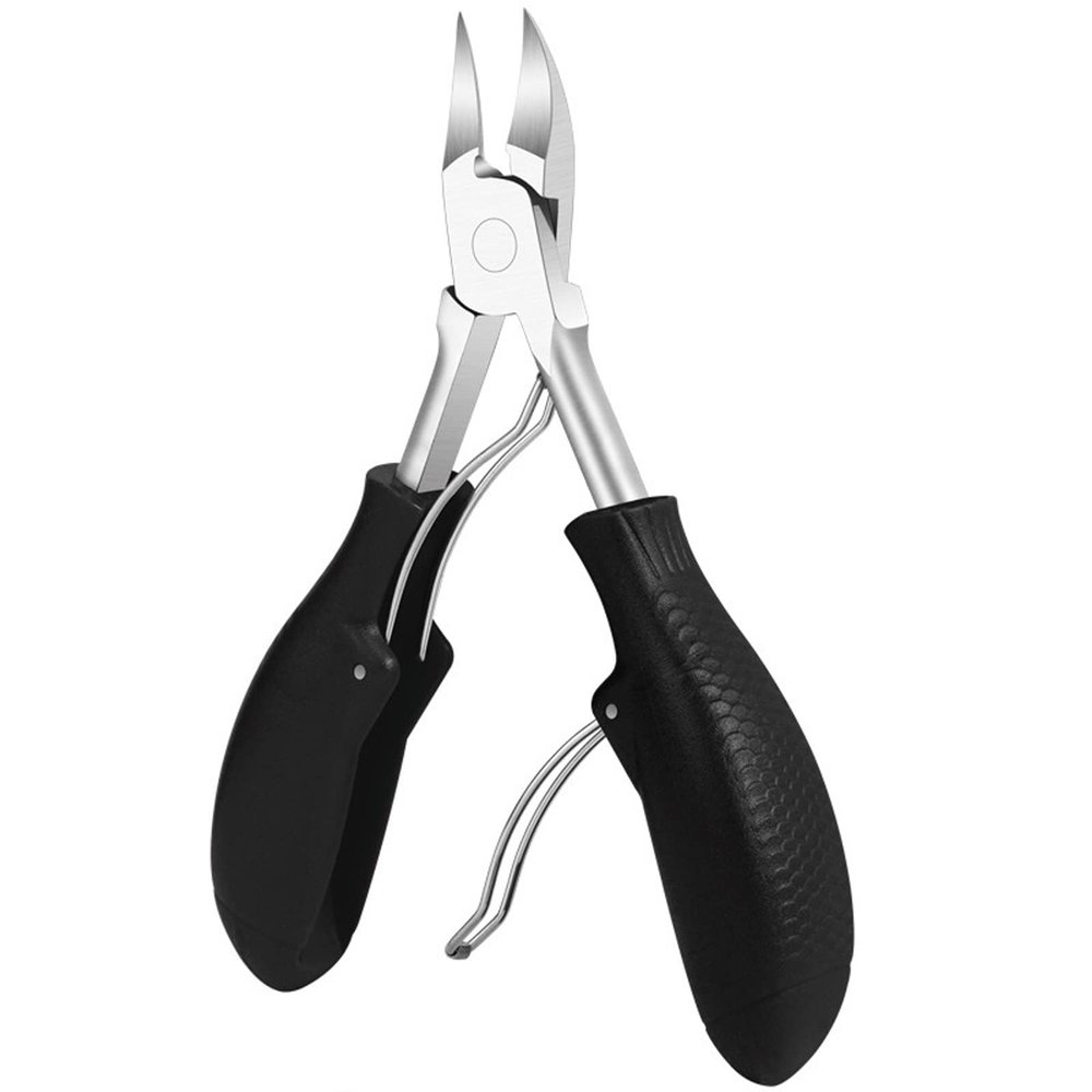 58GXCAAMOT Toenail Special Nail Clipper Set Nail Clippers Thick Toenail Clippers Pedicure Knife Olecranon Nail Clippers Single (Color : Black)