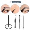 58GXCAAMOT Toenail 8pcs Nail Clipper Portable Stainless Steel Nail File Tweezers Clippers Set Professional Scissors with Box Manicure Cutter Kits view 4